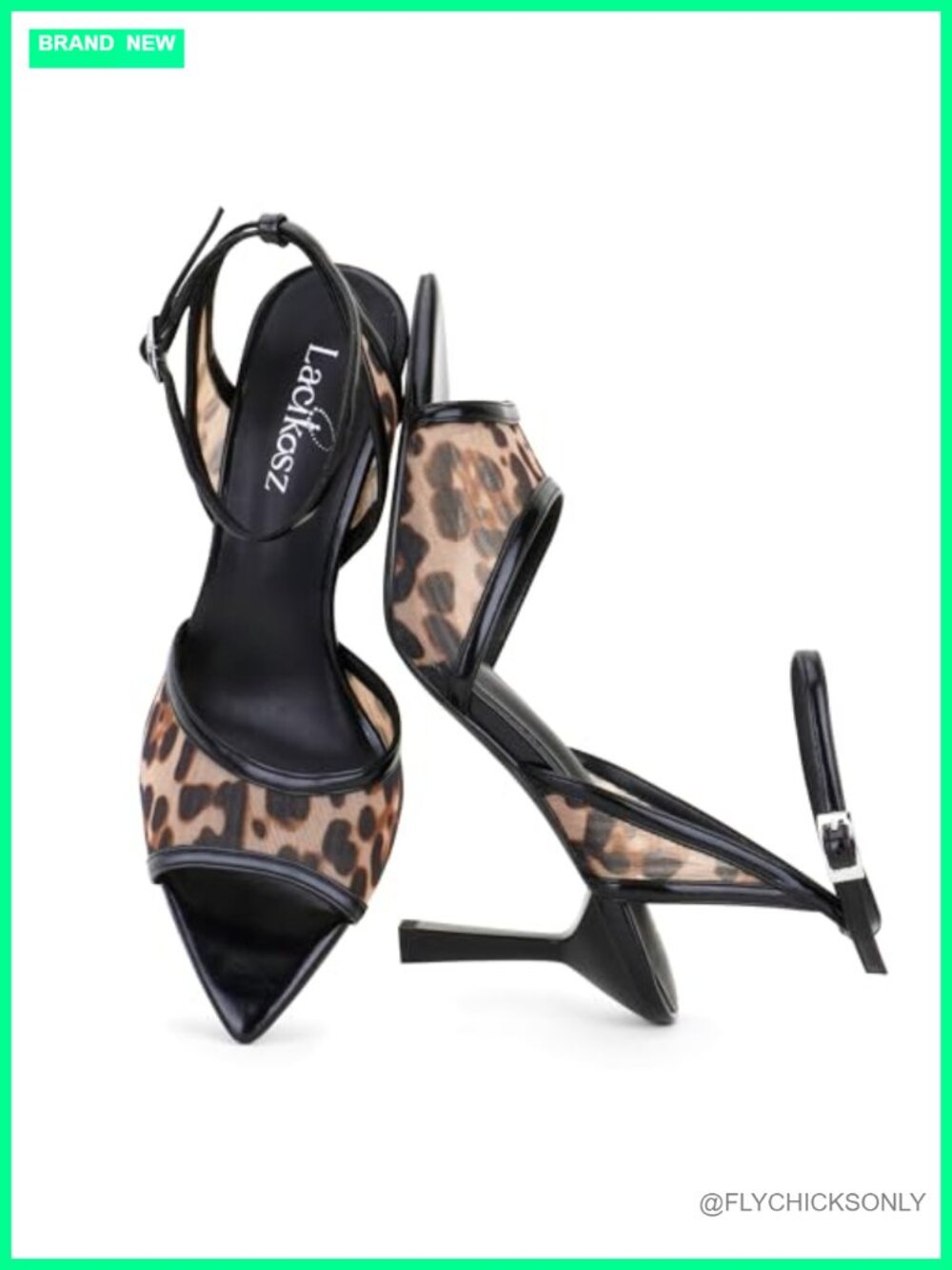 Strappy Mesh Heeled Sandals Square Toe Stiletto Wedding Evening